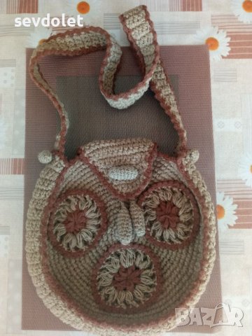 Красива и стилна,плетена дамска чанта., снимка 3 - Чанти - 46411901
