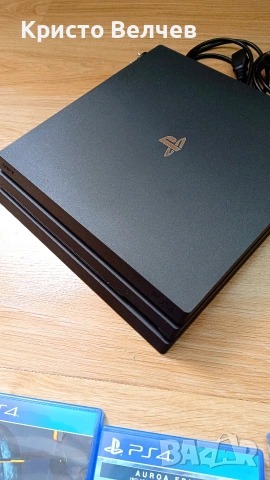 PlayStation 4 Pro + 1 джойстик + игри | Отлично състояние, снимка 4 - PlayStation конзоли - 53367366