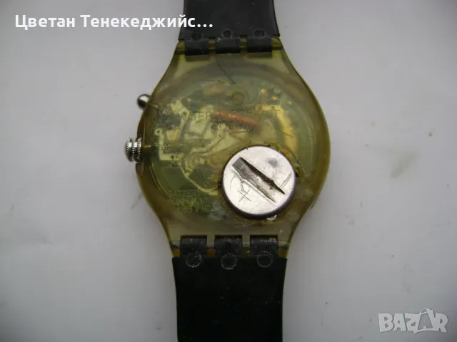 Продавам 4 кварцови и 1 механичен часовник Guess,Regent,Swatch,Gul, снимка 9 - Мъжки - 49652257