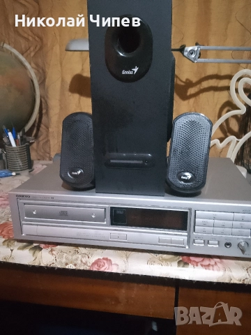 Продавам ONKYO Compact Disc Player DX6720 и GENIUS MULTIMEDIA SPEAKER SYSTEM SW 5 1 1010