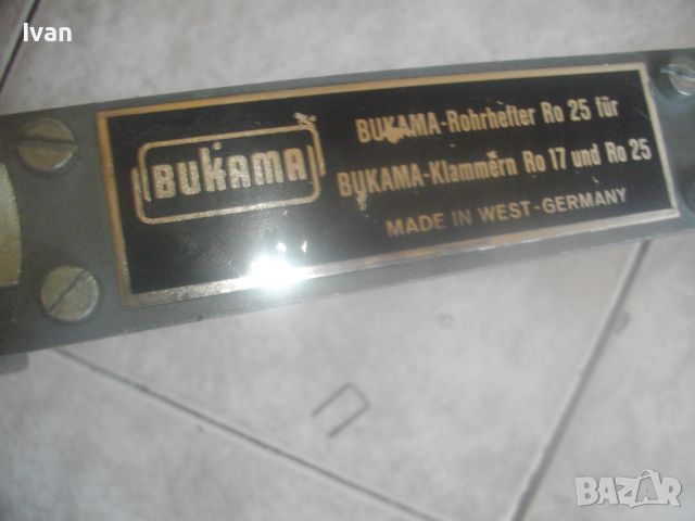 BUKAMA-WEST GERMANY-Голям 575мм Ръчен Такер Комбиниран-17-25мм Пирон/Скоба-ФРГ-Масивен-Съвсем НОВ, снимка 17 - Други инструменти - 45761152