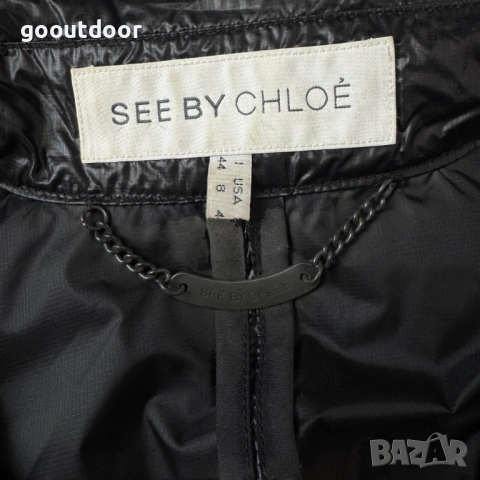 See by Chloé Ripstop Trench Coat (IT44), снимка 3 - Палта, манта - 53777980