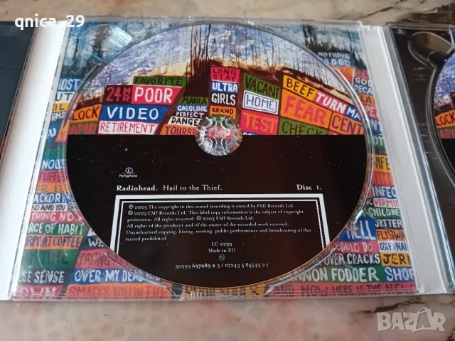 Radiohead - Hail to the Thief 2cd, снимка 3 - CD дискове - 49034976