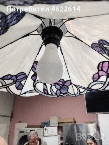 МНОГО КРАСИВА ЛАМПА ТИФАНИ 