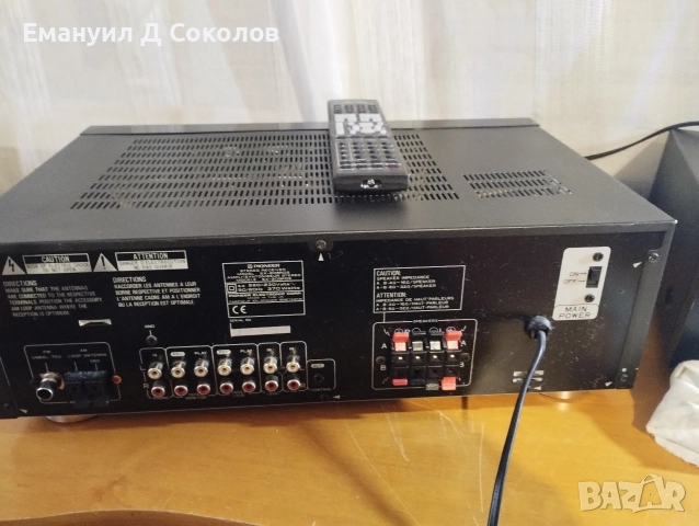pioneer стерео ресивър SX205 rds, снимка 6 - Ресийвъри, усилватели, смесителни пултове - 52839226