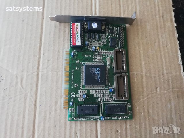 Видео карта S3 Trio64V+ ST-765A 2MB PCI, снимка 6 - Видеокарти - 45235629