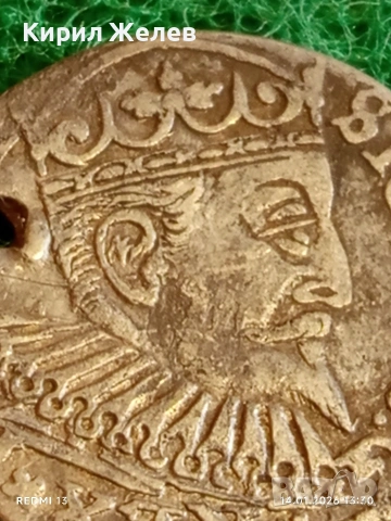 Сребърна монета 3 гроша 1599г. Сигизмунд трети Рига Ливония за КОЛЕКЦИЯ 52890, снимка 4 - Нумизматика и бонистика - 53095816