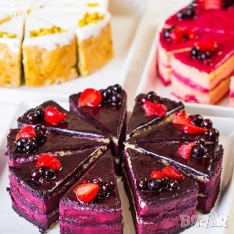 4428 Двустранен разделител за торти и сладкиши-Перфектни порции всеки път, снимка 5 - Форми - 53633467