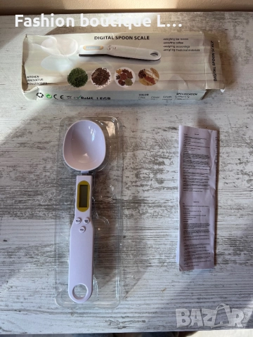 Нова електронна лъжица везна с дисплей + включена батерия в кутия и инструкции ❤️