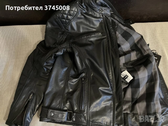 Кожено яке естествена кожа, снимка 2 - Якета - 54182085