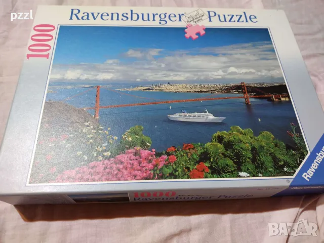 Пъзел "Golden Gate Bridge San Francisco" Ravensburger 1000 части, снимка 2 - Пъзели - 49317723