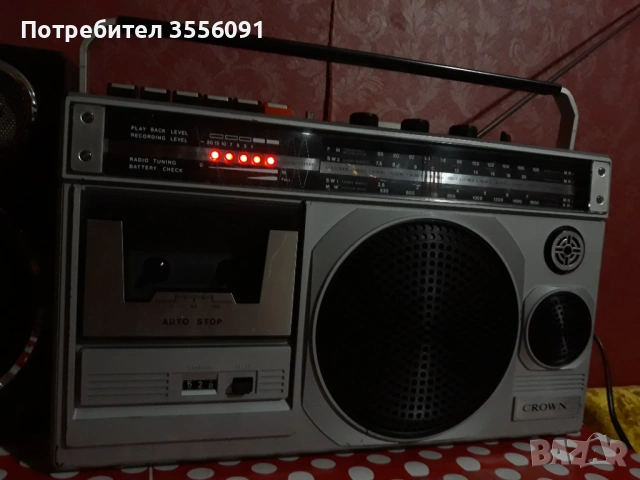    CROWN CRC-730F, снимка 2 - Радиокасетофони, транзистори - 53920066