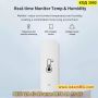Безжичен термометър и влагомер притежаващ WiFi сензор Tuya / Smartlife - КОД 3992, снимка 3