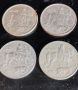 Четири монети от времето на Цар Борис III. Две монети от 1930 и две монети от 1943 г.