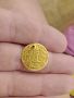 Златна турска монета 1зари, снимка 3