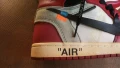 Off-White × Nike Air Jordan 1 Retro High The Ten "Chicago" AA3834-101 Размер EUR 44/UK 9 41-14-S, снимка 5