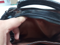 Черна чантичка с дълга и къса дръжка, снимка 1