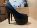 Обувки на висок ток , снимка 1 - Дамски елегантни обувки - 44939477