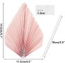 Оригами ветрило хартиени листа листо розово за украса декорация торта и др, снимка 3