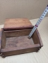 Стара Ръчно Изработена Дървена Кутия Кутийка. , снимка 14