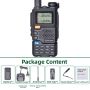 Радиостанция QUANSHENG UV-5R Plus 5W 50-600MHz FM Авио честоти Промо  , снимка 2