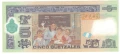 Guatemala-5 Quetzales-2010-P# 122a-Polymer, снимка 2