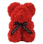 Плюшено мече с LED рози - подарък за мама, момиче, баба - комплект вечни рози 25 см, снимка 2