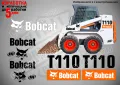 BOBCAT T250 стикери надписи, снимка 14