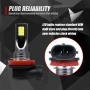 LED лампи H8 / H9 / H11 за халоген, фарове, дневни светлини - 2 броя, снимка 3