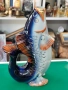 Руска порцеланова бутилка риба, снимка 1