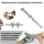 Професионална отварачка за отваряне на часовници часовникарски инструмент за смяна на батерия ремонт, снимка 1