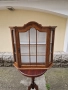 Чудесна антикварна френска дървена витрина за стена , снимка 1