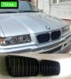 Двойни бъбреци, черен гланц. BMW E36 Facelift 1996-2001, снимка 1 - Аксесоари и консумативи - 41665899