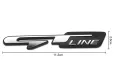 Нови емблеми ”GT line” - 11.2 см./2.0 см., снимка 2