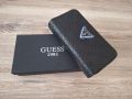 Черно портмоне с два ципа Guess, снимка 6