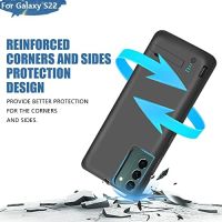 Нов 4800mAh Защитен Кейс за Samsung Galaxy S22 Зарядно Устройство калъф Самсунг, снимка 2 - Калъфи, кейсове - 45659331