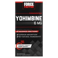 Force Factor Йохимбин, 6 mg, 30 капсули, снимка 1 - Хранителни добавки - 45594437