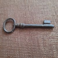 Стар метален ключ #3, снимка 3 - Колекции - 45543256