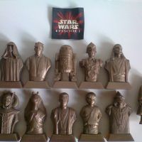 Star Wars Episode One Kelloggs Statue Set 1999 година Междузвездни войни фигурки играчки, снимка 1 - Колекции - 44745273