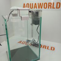Нано аквариум 12 литра Оборудван и подарък корен, снимка 6 - Аквариуми - 35605170