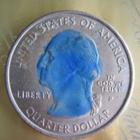 НЕВЕРОЯТНА  холо лимитирана четвърт доларова монета  2005 Р, снимка 1 - Нумизматика и бонистика - 45217141