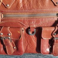 Винтидж чанта от естествена кожа "Adax" / genuine leather handbag , снимка 3 - Чанти - 45199837