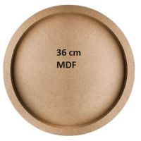 36 см кръгла кръг МДФ MDF крафт рамка за декориране колаж пано, снимка 1 - Пана - 45468867