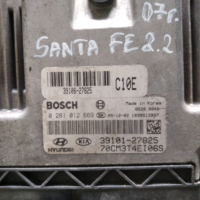 Компютър двигател за Hyundai Santa Fe II, 2.2 CRDI ,  39101-27825 , 0 281 012 669, снимка 2 - Части - 44978234