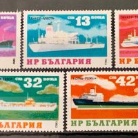 2055. България 1983 - БК 3296 / 3300 :“ Транспорт. Български кораби. ”, ** , MNH , снимка 1 - Филателия - 45276767