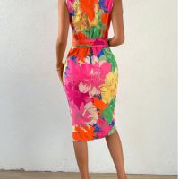 Лятна експлозия на цветове: Невероятна лятна рокля на промо цена 30 лв, снимка 3 - Рокли - 45358572