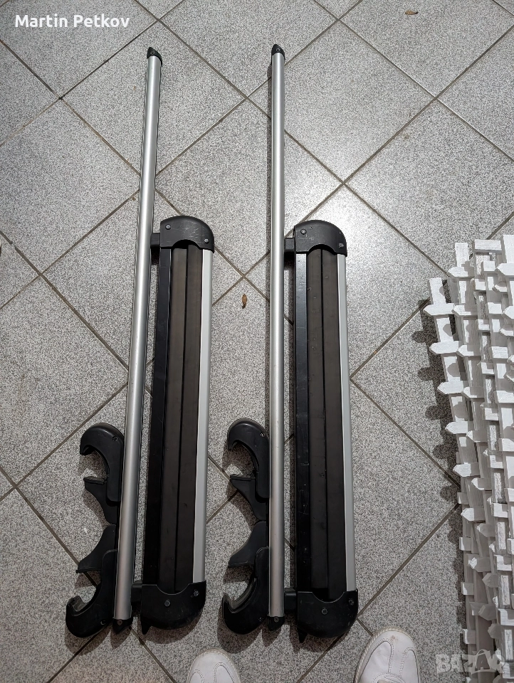 релси за кола + ски/сноуборд багажник , снимка 1