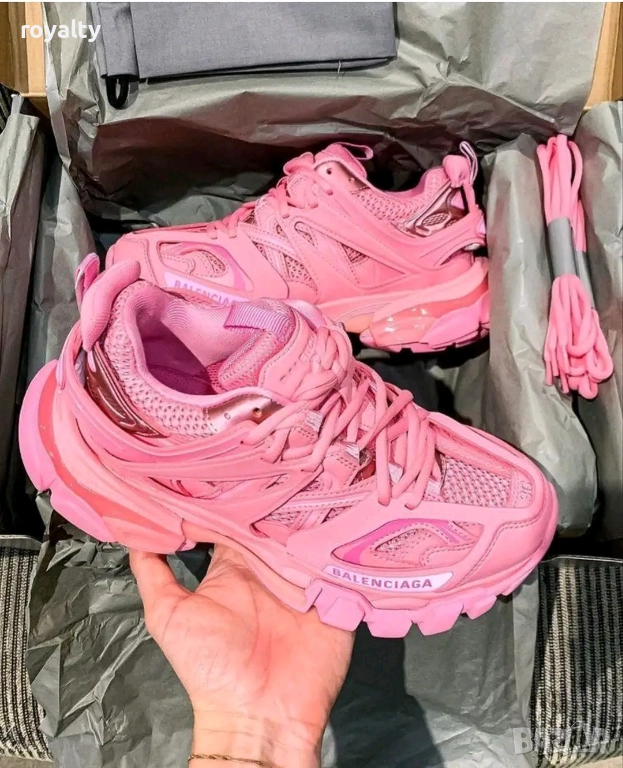 Balenciaga Track Pink Розови Дамски Маратонки 36-40 Номер Най Висок Клас , снимка 1