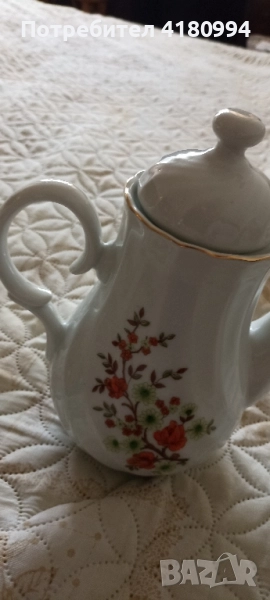 порцеланов чайник , снимка 1