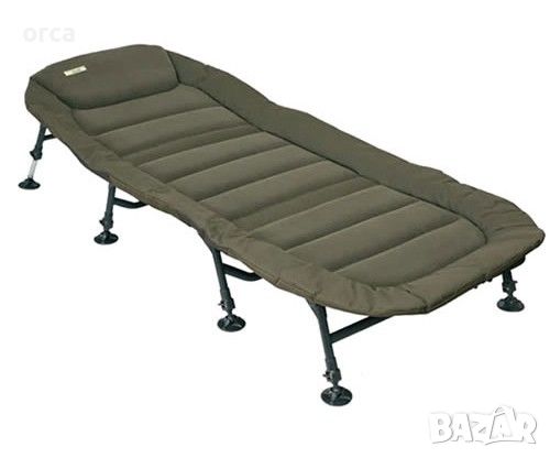 Легло - шаранджийско с 8 крака Carp Zoom Marshal VIP Flat Bedchair, снимка 1